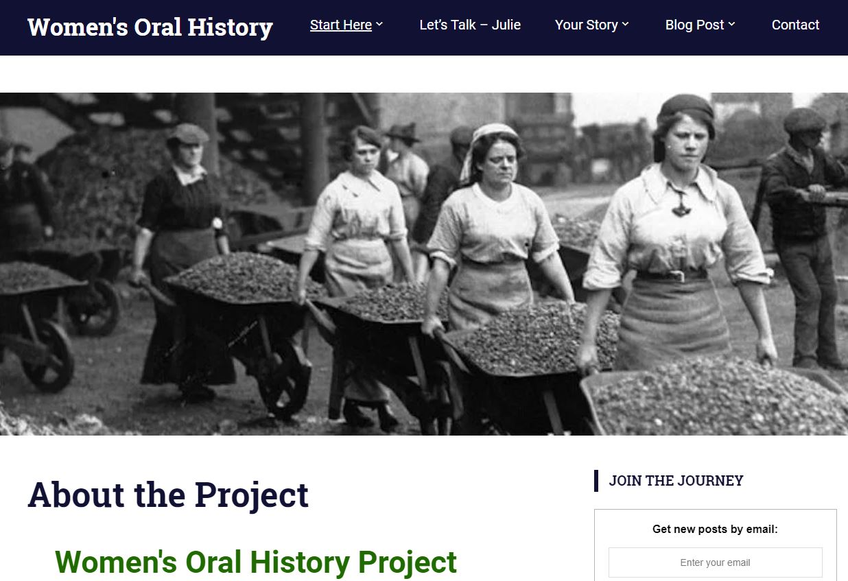 Womens Oral History Porject 